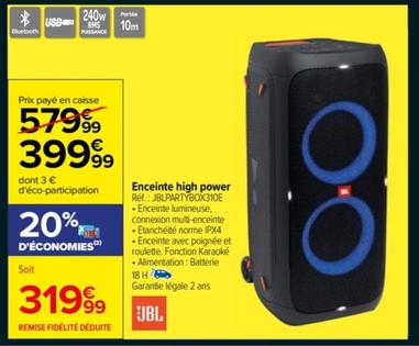 Enceinte High Power