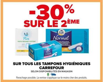 Sur Tous Les Tampons Hygiéniques