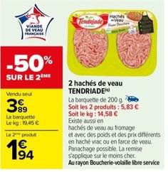 2 Hachés De Veau