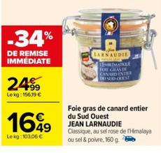 Foie Gras De Canard Entier Du Sud Ouest