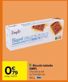 simpl - biscuits tablette