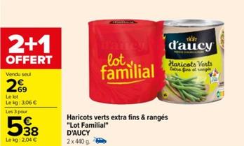 Haricots Verts Extra Fins & Rangés "lot Familial"