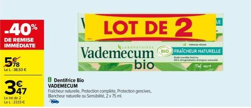 Dentifrice Bio