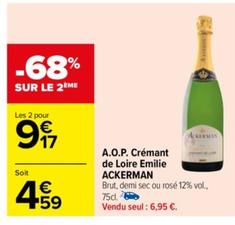 Ackerman - A.o.p. Crémant De Loire Emilie