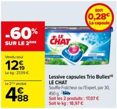 Lessive Capsules Trio Bulles