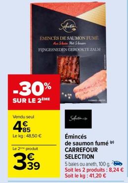 Émincés De Saumon Fumé