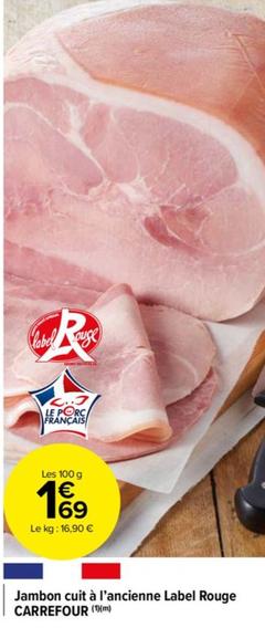 Jambon Cuit À L'ancienne Label Rouge