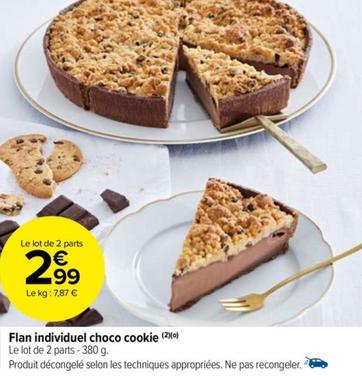 Flan Individuel Choco Cookie