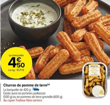 Churros De Pomme De Terre