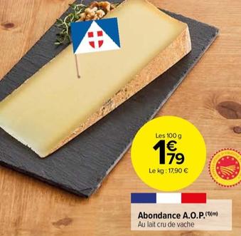 Abondance A.o.p.