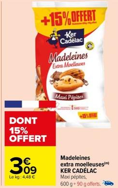 Ker Cadélac - Madeleines Extra Moelleuses