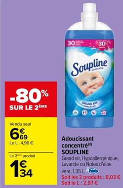 Lenor - Adoucissant concentré - Fresh' Air - Sensitive Hypoallergénique -  34 lavages(476mL)