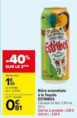 Estribos - Bière Aromatisée À La Tequila