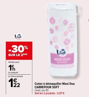 Soft Coton À Démaquiller Maxi Duo