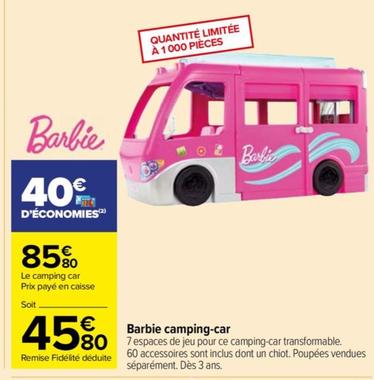 barbie camping-car