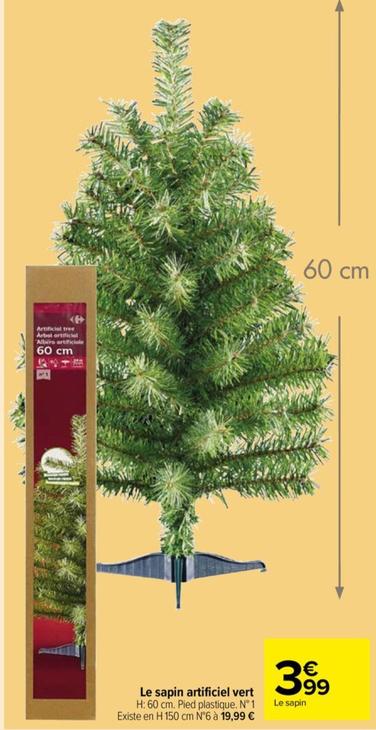 Le Sapin Artificiel Vert