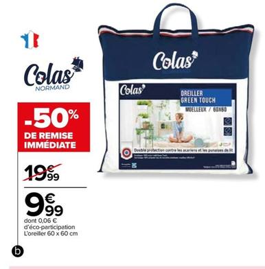 Colas - Oreiller Anti-acariens