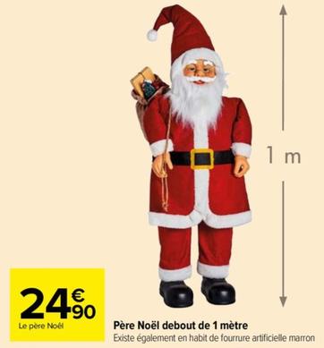 Père Noël Debout De 1 Mètre