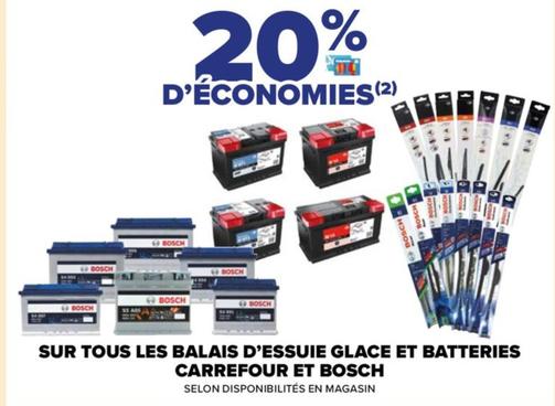 Sur Tous Les Balais D'essuie Glace Et Batteries