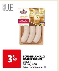 bahier - boudin blanc aux morilles