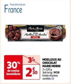 Marie Morin - Moelleux Au Chocolat