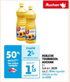 Auchan - Huile De Tournesol