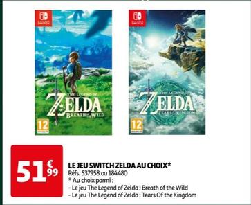 Nintendo Switch - Le Jeu Switch Zelda