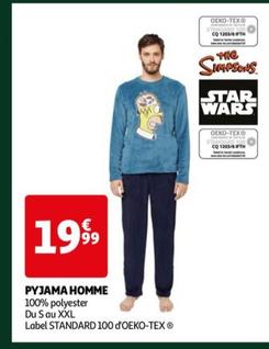 star wars - pyjama homme