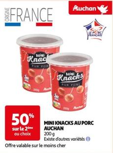 Auchan - Mini Knacks Au Porc