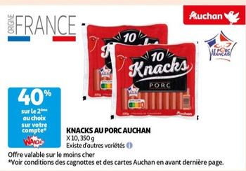 Auchan - Knacks Au Porc