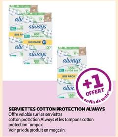 Serviettes Cotton Protection
