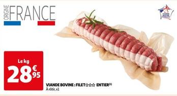 Viande Bovine :filet Entier