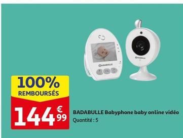Badabulle - Babyphone Baby Online Vidéo