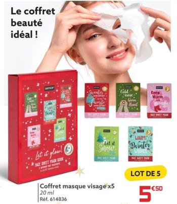 Coffret Masque Visage X5