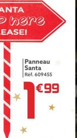 Panneau Santa