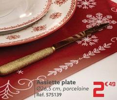 Assiette Plate