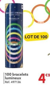 100 Bracelets Lumineux