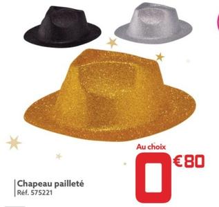 Chapeau Pailleté