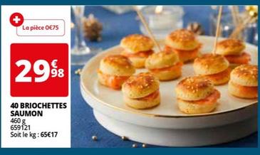 40 briochettes saumon