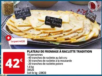 Plateau De Fromage À Raclette Tradition