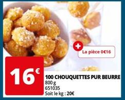 100 chouquettes pur beurre