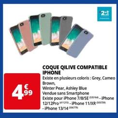 qilive - coque compatible iphone