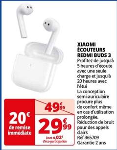 Xiaomi - Écouteurs Redmi Buds 3