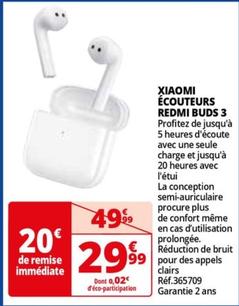 xiaomi - écouteurs redmi buds 3