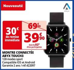 montre connectée abyx touch3