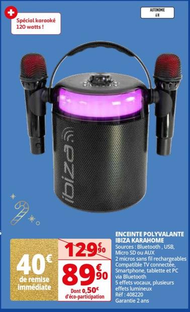 enceinte polyvalante ibiza karahome