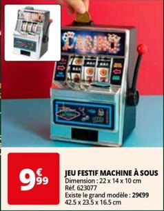 jeu festif machine à sous