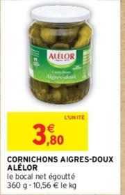 Cornichons offre à 3,8€ sur Intermarché Express