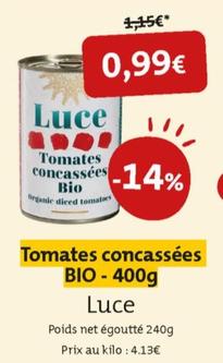 Luce - Tomates Concasees Bio