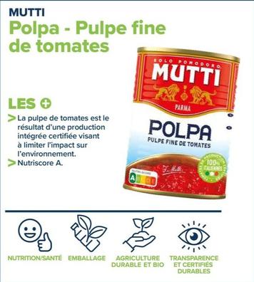 Polpa - Pulpe Fine De Tomates